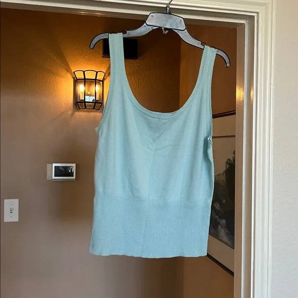 CAbi Cardigan Sweater | Tank Set In Aquamarine Style Numbers 212 & 213 - Picture 3 of 7